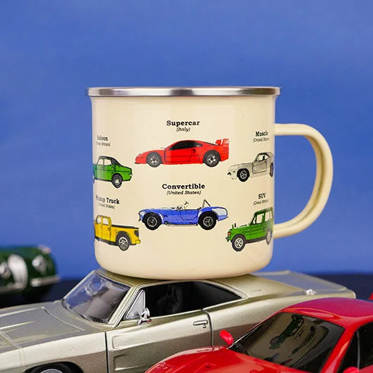 Gift Republic - Enamel Mug, Car