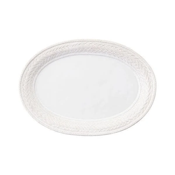 Juliska - Le Panier Oval Whitewash Serving Platter, Large