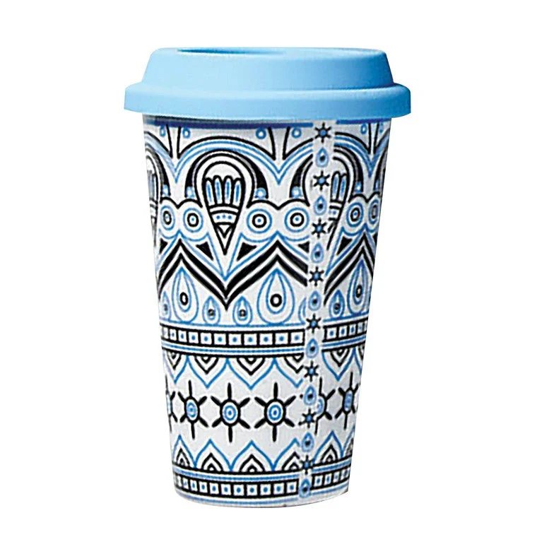 Moroccan Travel Mug, 2 Asstd Designs