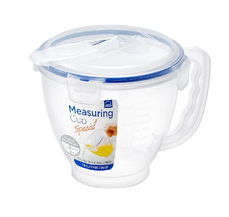 Locknlock Classic Special Measuring Cup W/lid, Flip Cap 1l