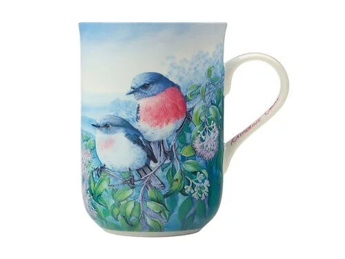 Maxwell & Williams Birds Of Australia 10th Anniversary Mug 300ml Rose Robin