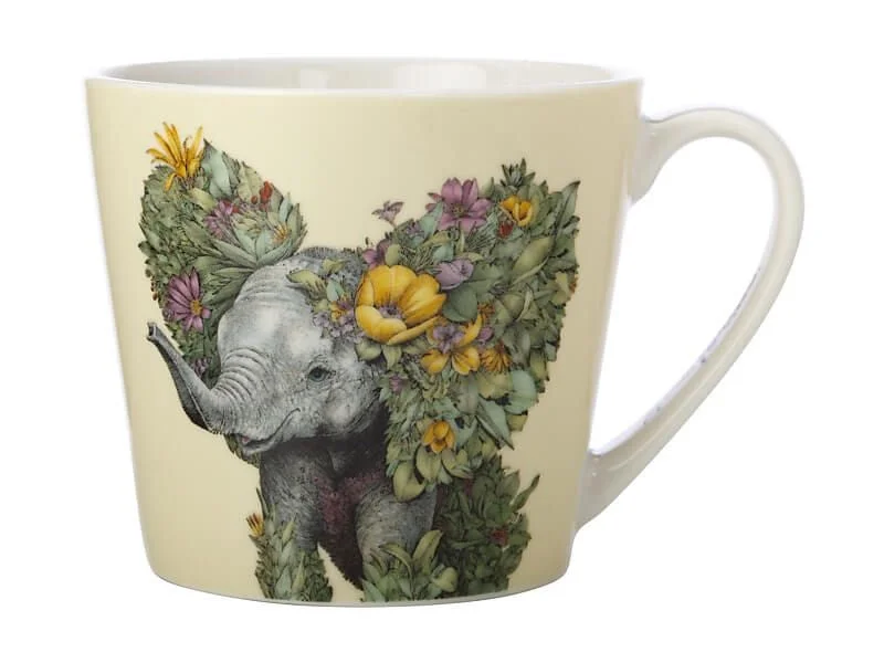 M&w Marini Ferlazzo Wild Planet Mug 370ml Elephant