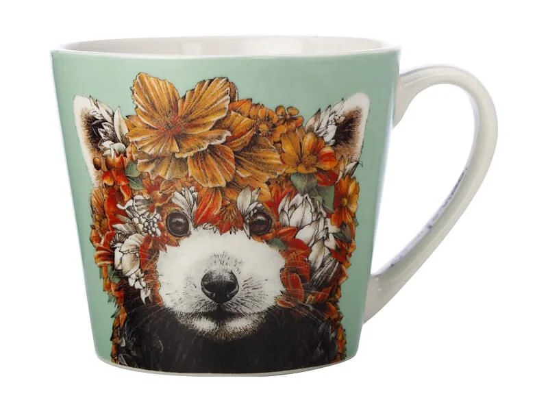 M&w Marini Ferlazzo Wild Planet Mug 370ml Red Panda