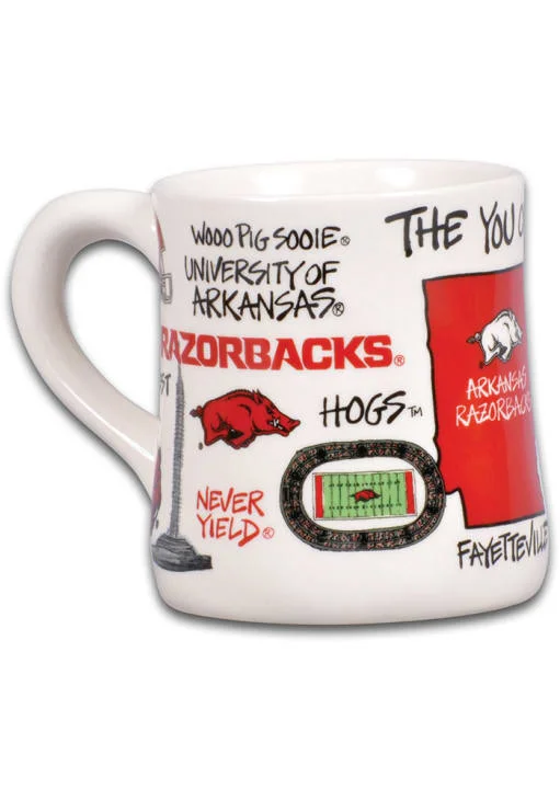 Magnolia Lane - Arkansas Razorback Ceramic Mug