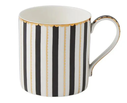 Mawell & Williams Teas & C's - Regency Straight Mug 380ml - Black