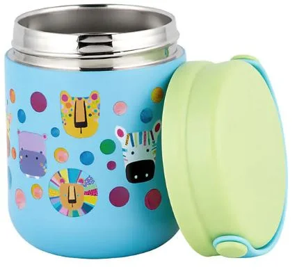 Maxwell & Williams Kasey Rainbow - Childrens Insulated Food Container 300ml - Blue