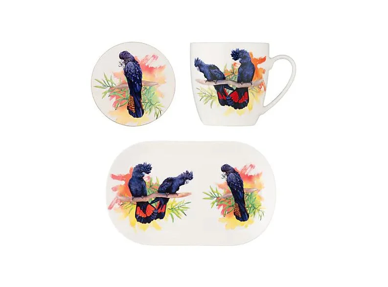 Maxwell & Williams Katherine Castle Bird Life Gift Set Cockatoo