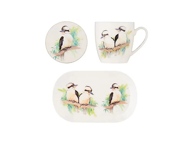 Maxwell & Williams Katherine Castle Bird Life Gift Set Kookaburra