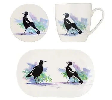 Maxwell & Williams Katherine Castle Bird Life Gift Set Magpie