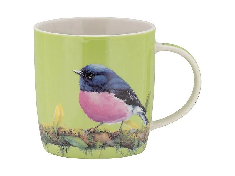 Maxwell & Williams Katherine Castle Bird Talk Mug 370ml Pink Robins