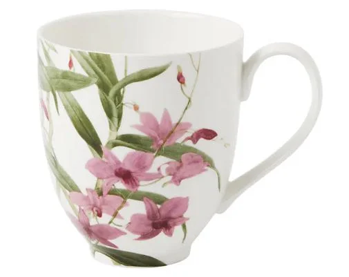 Maxwell & Williams Royal Botanic Garden - Australian Orchids Mug 350ml - Pink