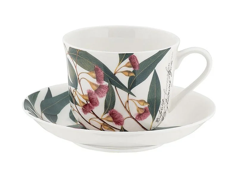 Maxwell & Williams Royal Botanic Gardens Australian Botanics Breakfast Cup & Saucer 450ml Flowering Gum