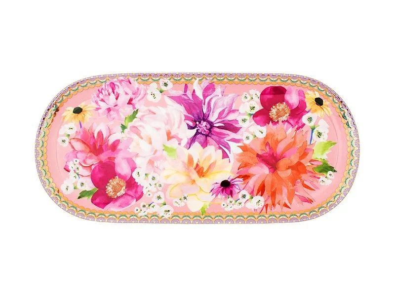 Maxwell & Williams Teas & C's Dahlia Daze Platter 25x12cm Pink