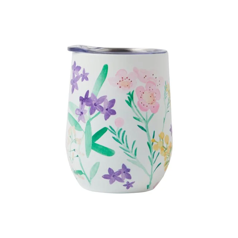 Maxwell & Williams Wildflowers - Double Walled Insulated Tumbler 350ml