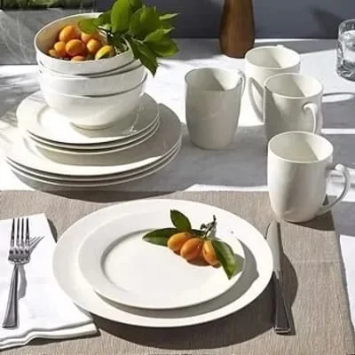 Metro Home Porcelain Dinnerware Set - 16pc