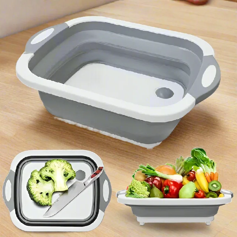 Multi-function 3 In 1 Folding Cutting Board