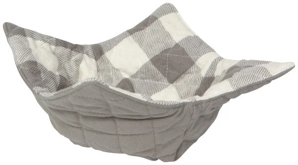 Danica - Gray Check Bowl Cozy