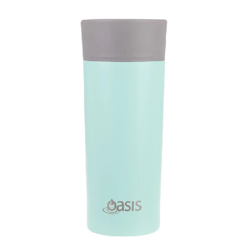 Oasis S/s Double Wall Insulated Travel Mug 360ml - Mint