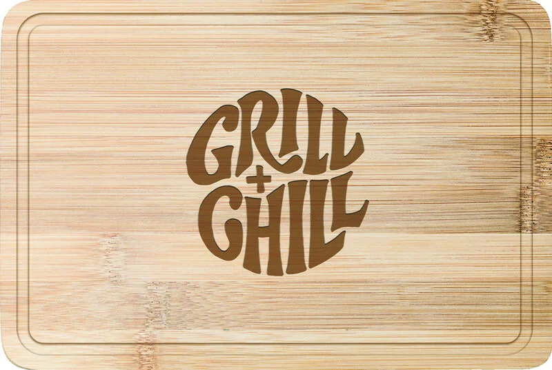 Open Road Brands Grill + Chill Cutting Board Bamboo 1 pk (Pack of 4)