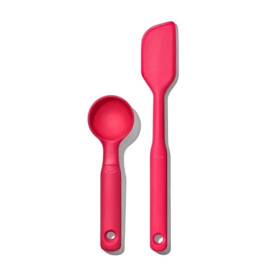 OXO - Silicone Cookie Scoop & Small Spatula Set