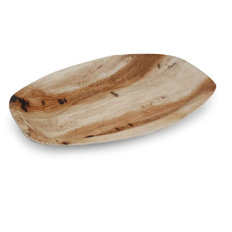 Palm Leaf Oval Platter Medium 10pc/pk - 35.5cm