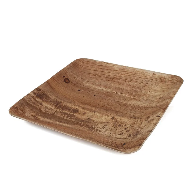 Palm Leaf Square Classic Plate 10pc/pk - 25cmx25cm