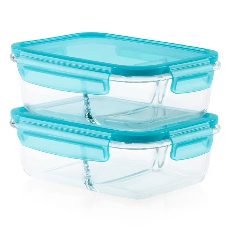 Pyrex MealBox 4pc Divided Food Storage Set