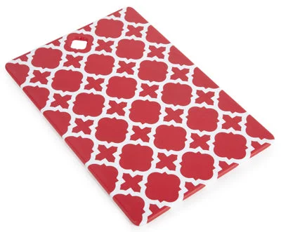 Royale Kitchen Cutting Board, Red & White, 10 x 14.5-In.