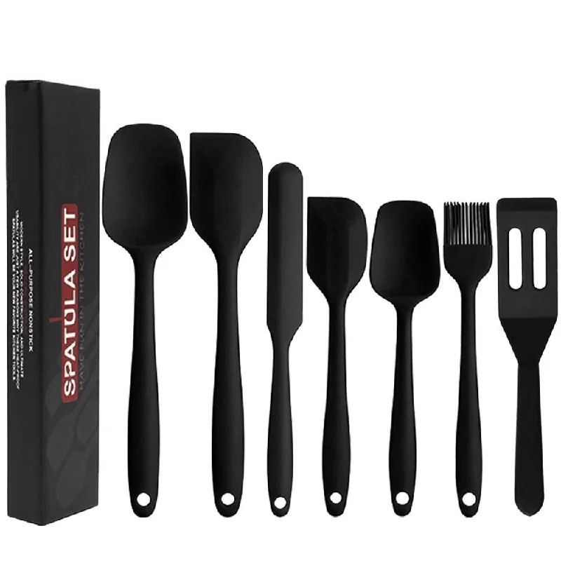 Scrapers Spoons Non-Stick Silica Heat Resistant Cooking Utensils Tools