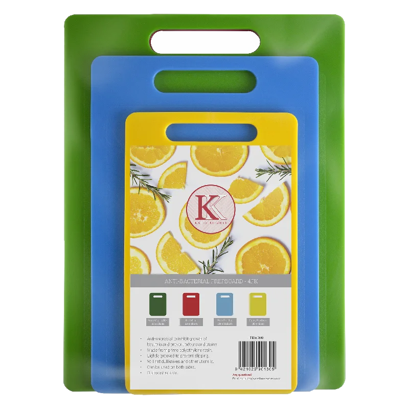 Kates Cutting Boards Coloured Set 4