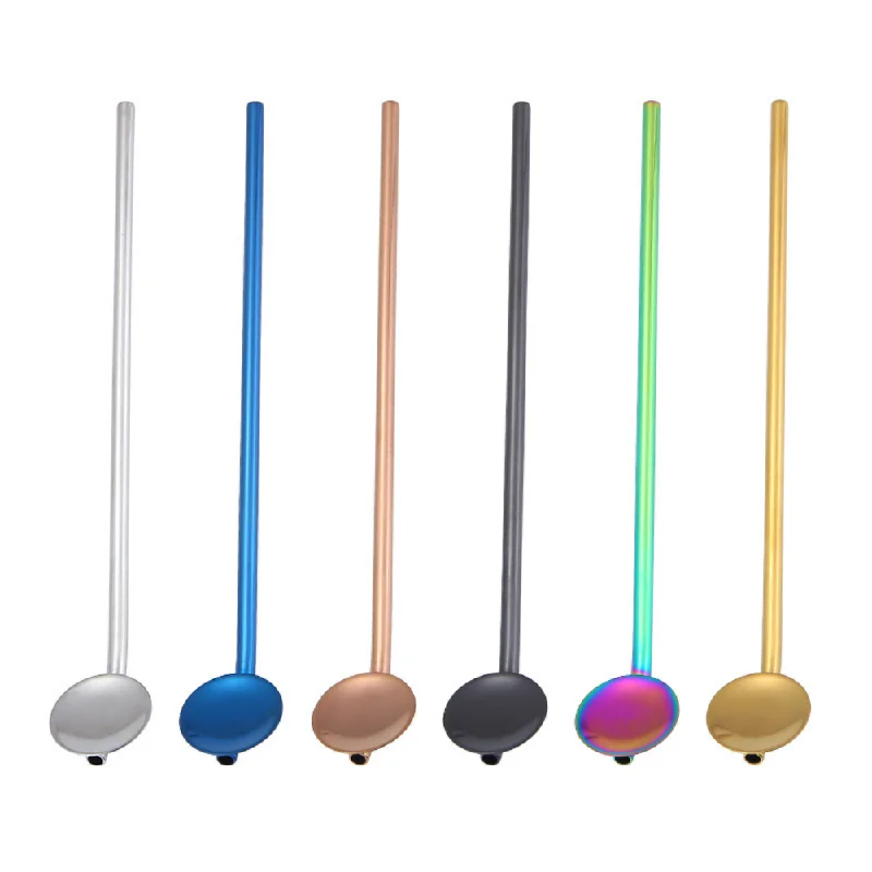 Stainless Steel Colored Stirring Spoons