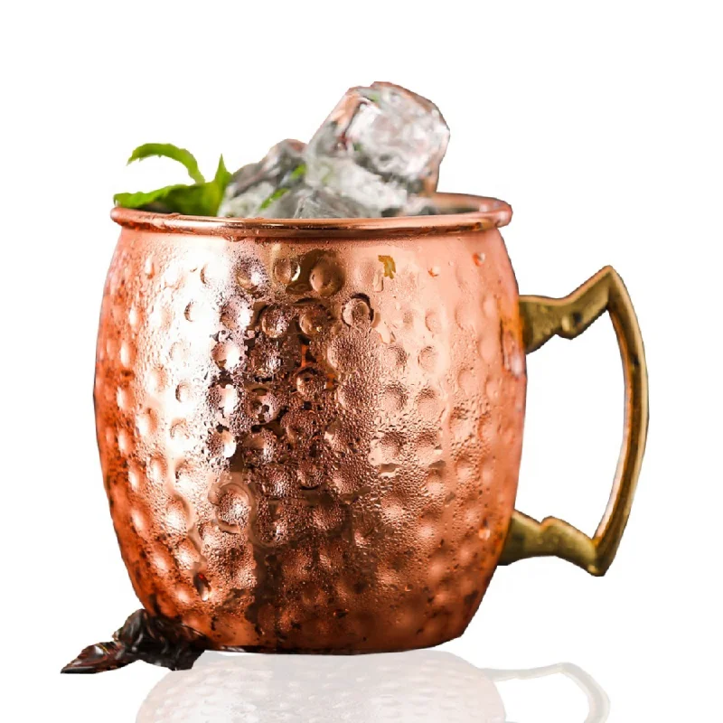 Stainless Steel Copper Mugs - 500ml