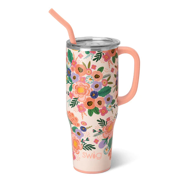 Swig - Full Bloom Mega Mug, 40 Ounce