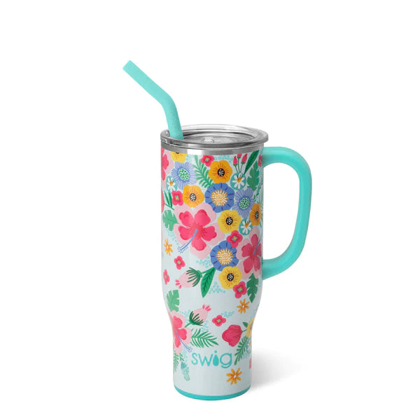 Swig - Island Bloom Mega Mug, 30 Ounce