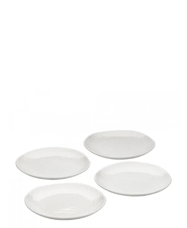 Symphony Tapas Plate Set Of 4 15cm - White