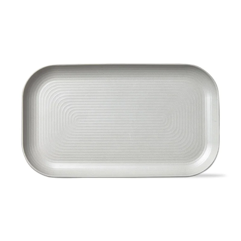 Tag - Brooklyn Melamine Platter, Light Grey