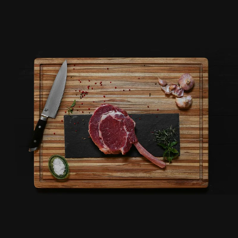 Teakhaus - Carving Board with Handgrips & Juice Canal