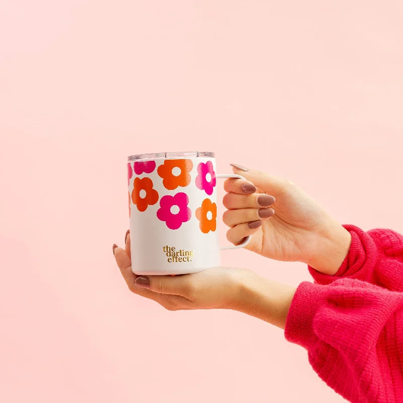 The Darling Effect - Insulated Mug, Lovebug Florals