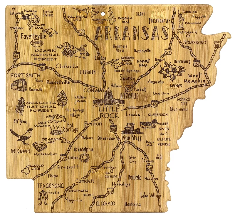 Totally Bamboo - Arkansas Destination Cutting & Serving Board