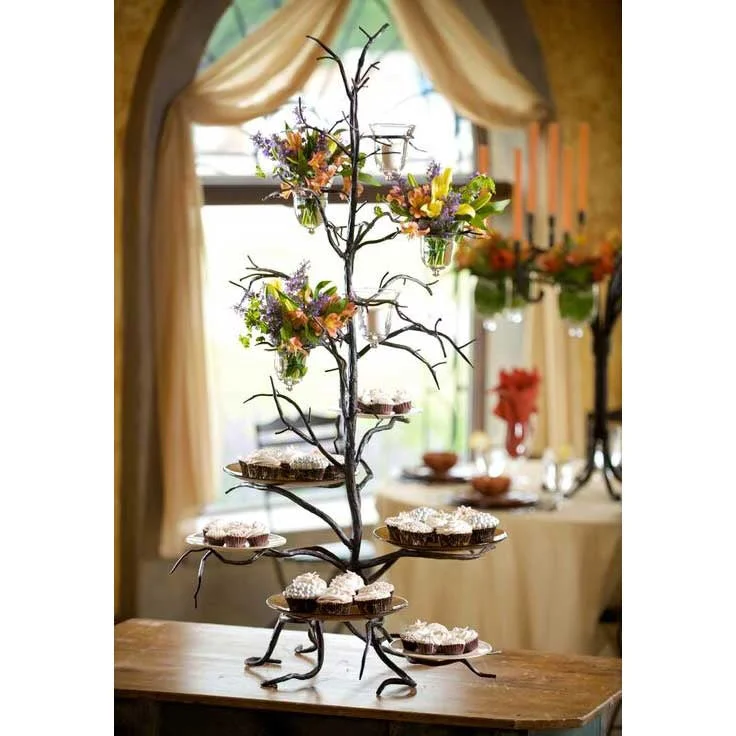 Twig 6-Plate Cupcake Server